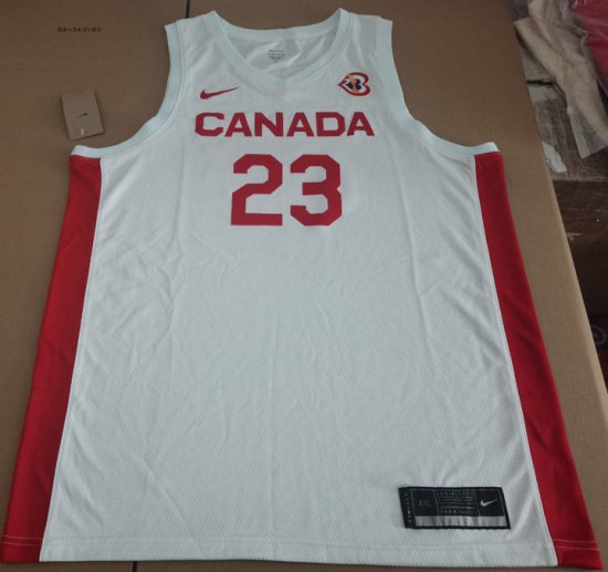 23 P.SCRUBB Canada 2023 jersey white